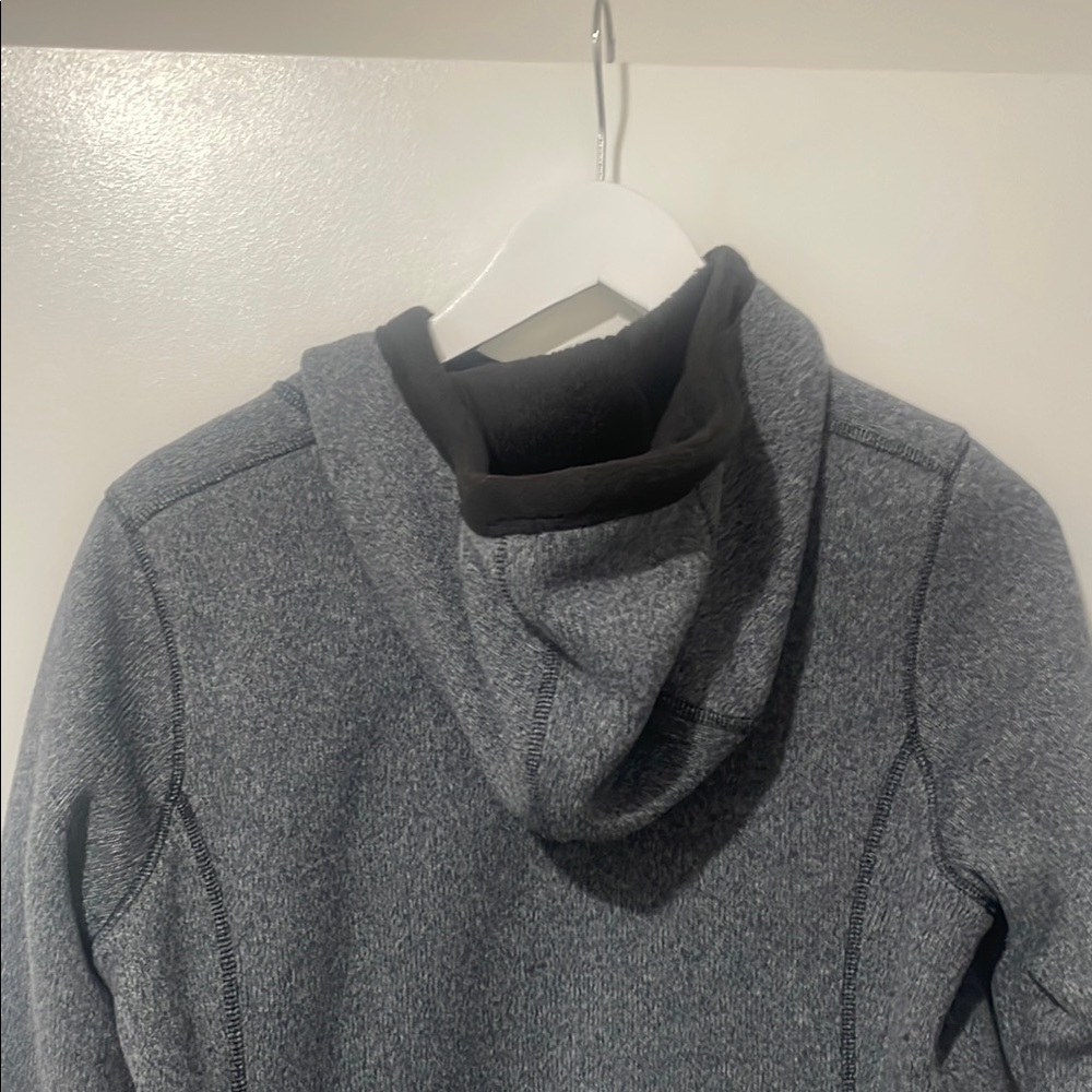 The North Face Gray Zip-Up Hoodie Womens Med - Picture 6 of 9